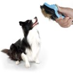 BUFFER® Evcil Hayvan Kedi Köpek Tüy Toplayıcı Otomatik Tuşlu Pet Tarak - Görsel 6