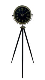 Vintage Roma Rakamlı Modern Tripod Ayaklı Saat - Görsel 3
