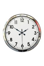 Krom Şıklık 52 Cm Metal Modern Duvar Saat - Görsel 4