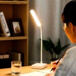 BUFFER® İnce Uzun USBli Dokunmatik 3 Kademeli 360 Derece Özel Göz Korumalı led Lityum Masa Lambası - Görsel 2