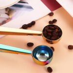 BUFFER® Mandallı Kahve Ölçü Kaşığı Renkli Çok Fonksiyonlu Paslanmaz Çelik Kaşık - Görsel 5
