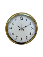 Classic White Gold 40 Cm Metal Duvar Saati - Görsel 4