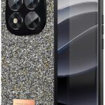 Mey İthalat®   Redmi Note 14 Pro 5G Bright Simli Kapak - Gümüş