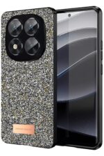 Mey İthalat®   Redmi Note 14 Pro 5G Bright Simli Kapak - Gümüş