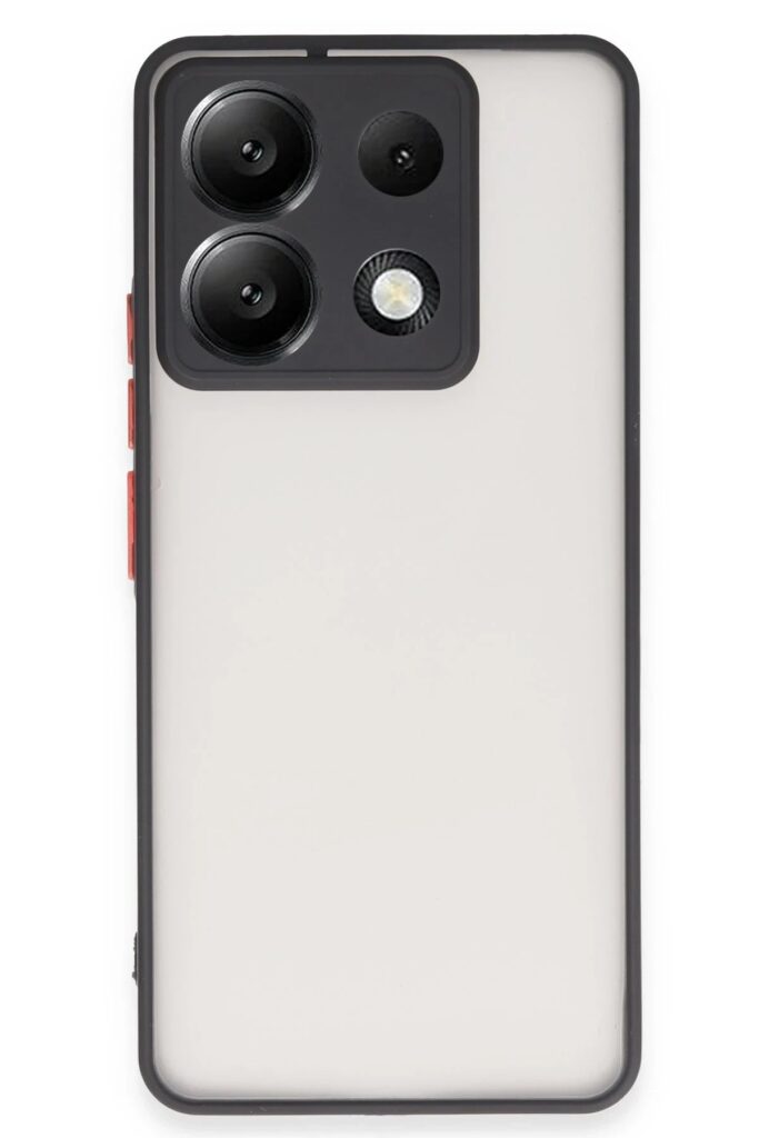 Mey İthalat®   Redmi Note 13 Pro 5G Kılıf Montreal Silikon Kapak - Siyah