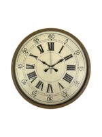 36 Cm Kahverengi Retro Duvar Saati - Görsel 4