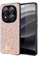 Mey İthalat®   Redmi Note 14 Pro 5G Bright Simli Kapak - Pembe