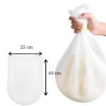 BUFFER® Büyük  Hamur Torbası  Silikon Şeffaf Hamur Yoğurma Torbası Ekmek Makarna Mantı  Hamuru Kolay - Görsel 2