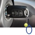 BUFFER® Gerçekçi Tenis Raketi Tasarımlı Şık Anahtarlık Kolye Çanta Süsü Tennis Keychain - Görsel 7