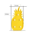 BUFFER® Ananas Şeklinde Ledli Dekoratif Eğlenceli Çocuk Gece Lambası - Görsel 5