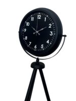 Royal Black Tripod Ayaklı Modern Tasarım Saat - Görsel 2