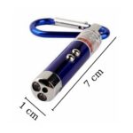 BUFFER®  3 Fonksiyonlu Kırmızı Beyaz Işıklı Led Lazer Kedi Köpek Oyuncak Anahtarlık - Görsel 7