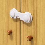 BUFFER® Bebek Çocuk Güvenliği Çekmece ve Dolap İçin Kendiliğinde Yapışkanlı Vidasız Kapak Kilidi