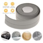 BUFFER® Gri Su Sızdırmaz  Banyo Mutfak Lavabo Küvet İzolasyon Şerit Bant - Görsel 7