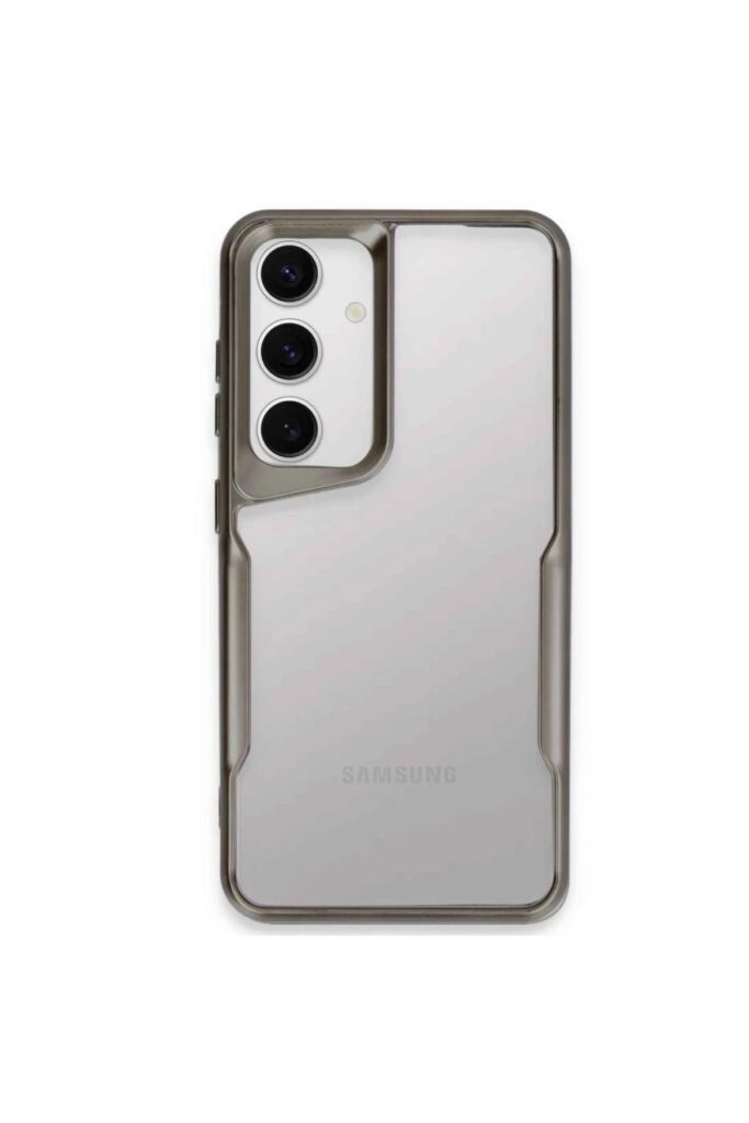 Mey İthalat®  Samsung Galaxy A55 5G Kılıf Boyi Silikon Kapak - Titan Gri