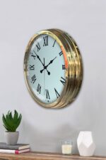 Majestic Gold 40 Cm Metal Duvar Saati - Görsel 2