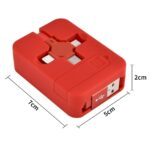 BUFFER® Cep Tipi Telefon Tutuculu Makaralı Uzayıp Kısalabilen 3'ü 1 Arada USB Şarj Kablosu - Görsel 3