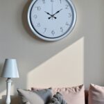 Sade Tasarım Beyaz 40 Cm Metal Standart Duvar Saati