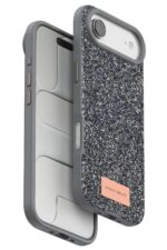Mey İthalat®   iPhone 17 Air Bright Simli Kapak - Gümüş