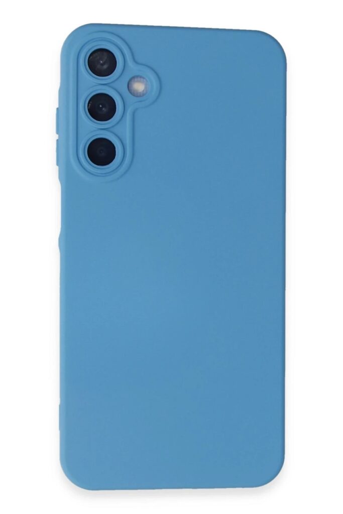 Mey İthalat®  Samsung Galaxy A25 5G Kılıf Nano içi Kadife Silikon - Mavi
