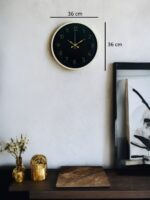 36 Cm Standart Krem Duvar Saati - Görsel 5