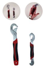 BUFFER® Çok Fonksiyonlu Ergonomik  Ayarlanabilir Büyük Küçük Akıllı Pense Anahtar 2li Set - Görsel 8