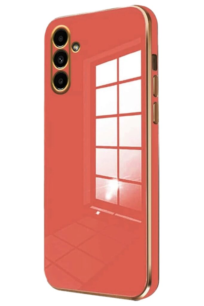Mey İthalat®  Samsung Galaxy A25 5G Kılıf Volet Silikon - Kırmızı