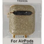 Mey İthalat®  Airpods 2 (2.nesil) Spell Simli Kılıf - Gold
