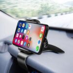 BUFFER® Araç İçi Konsola Takılan Döner Başlıklı Telefon Kıskacı Telefon Tutucu - Görsel 5