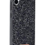 Mey İthalat®  Samsung Galaxy A06 Bright Simli Kapak - Siyah