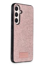 Mey İthalat®  Samsung Galaxy A55 5G Bright Simli Kapak - Pembe - Görsel 2