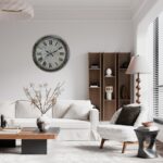 Atlas Silver 40 Cm Metal Duvar Saati
