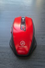 BUFFER® Kırmızı Renkli Baş Parmak Destekli Ergonomik Sessiz Kablosuz Mouse – USB Alıcılı, Ofis ve Oyun İçin Konforlu Bilgisayar Faresi MS6300 - Görsel 8