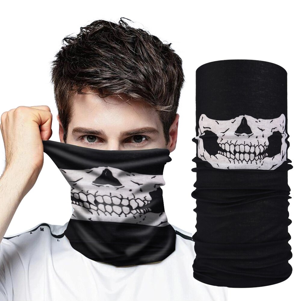 Mey İthalat® Motorcu Boyunluk Baf Buff Bandana 25x48 cm Model 7