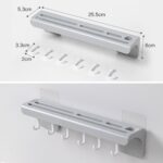 BUFFER® Pratik Çoklu Bıçak Askısı Mutfak Bıçak Düzenleyici Organizer Dayanıklı Bıçaklık - Görsel 4