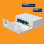 4 Port Outdoor PoE Extender 1 giriş 3 Çıkış