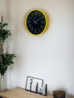 36 Cm Standart Sarı Duvar Saati - Görsel 3