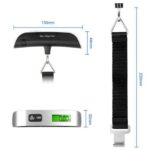 BUFFER® Dijital Ekranlı Valiz Kilo Ölçücü Hassas Valiz Tartısı - Görsel 3