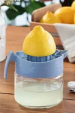 BUFFER® 300ml Cam Hazneli Pratik Limon Narenciye Sıkacağı KC-405 - Görsel 5