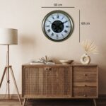 Eskitme Roma Rakamlı Elite 60 Cm Çarklı Duvar Saati - Görsel 4