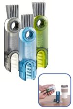 BUFFER®  3 Fonksiyonlu Pratik Şişe Temizleme Fırçası Mutfak Banyo Araç İçin Çok Amaçlı Fırça - Görsel 7