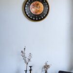 36 Cm Kahverengi 24 Saat Göstergeli Duvar Saati