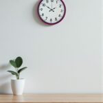 36 Cm Pembe Dekoratif Duvar Saati
