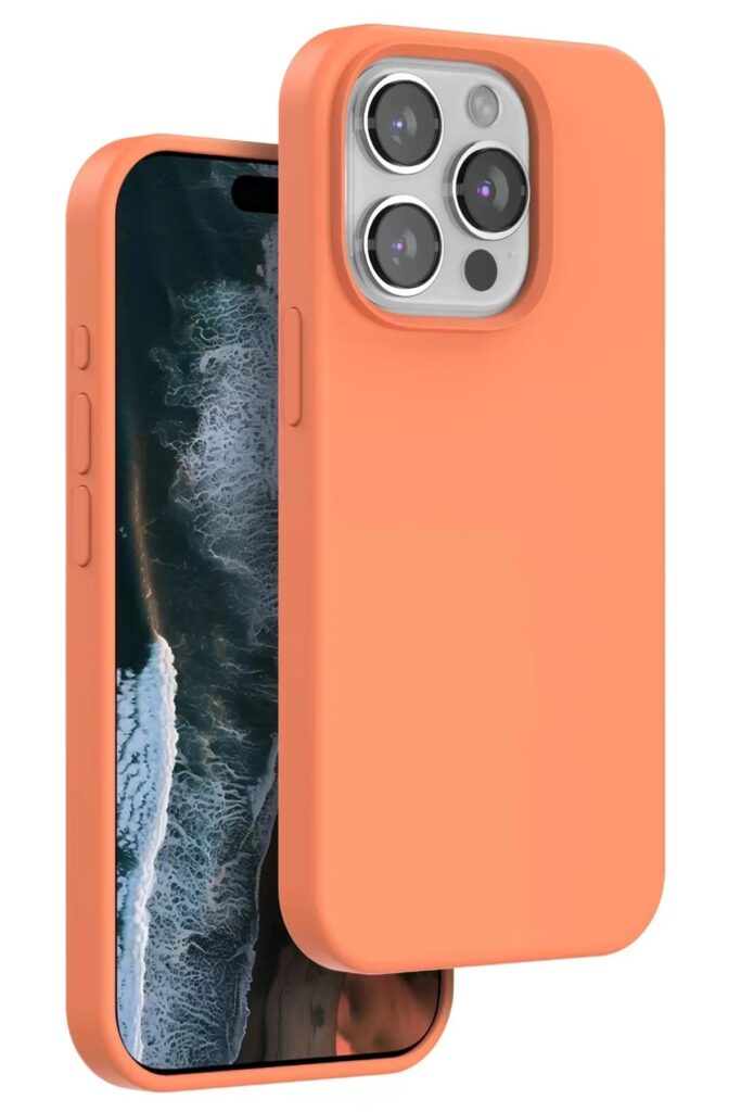 Mey İthalat®  iPhone 14 Pro Home Magsafe Kapak - Turuncu