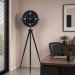 Siyah Zarafet Tripod Ayaklı Saat
