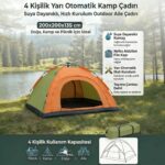 Hızlı Kurulumlu Outdoor Aile Çadırı