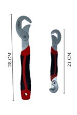 BUFFER® Çok Fonksiyonlu Ergonomik  Ayarlanabilir Büyük Küçük Akıllı Pense Anahtar 2li Set - Görsel 7