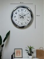 Asil Motif Krom 40 Cm Metal Duvar Saati - Görsel 5