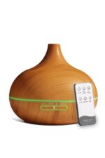 Aroma Difüzör Gece Işığı 7 Led Nemlendirici Kumandalı 550 ml Buhar Makinesi - Görsel 3
