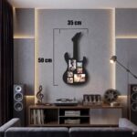 Mey İthalat® Modern Rock Serisi: Siyah Lazer Kesim Gitar Figürlü Çoklu Anı Çerçevesi - Görsel 2
